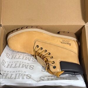 SMITH Men's Classic Tan Leather Boots